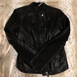 Free People Vegan leather jacket